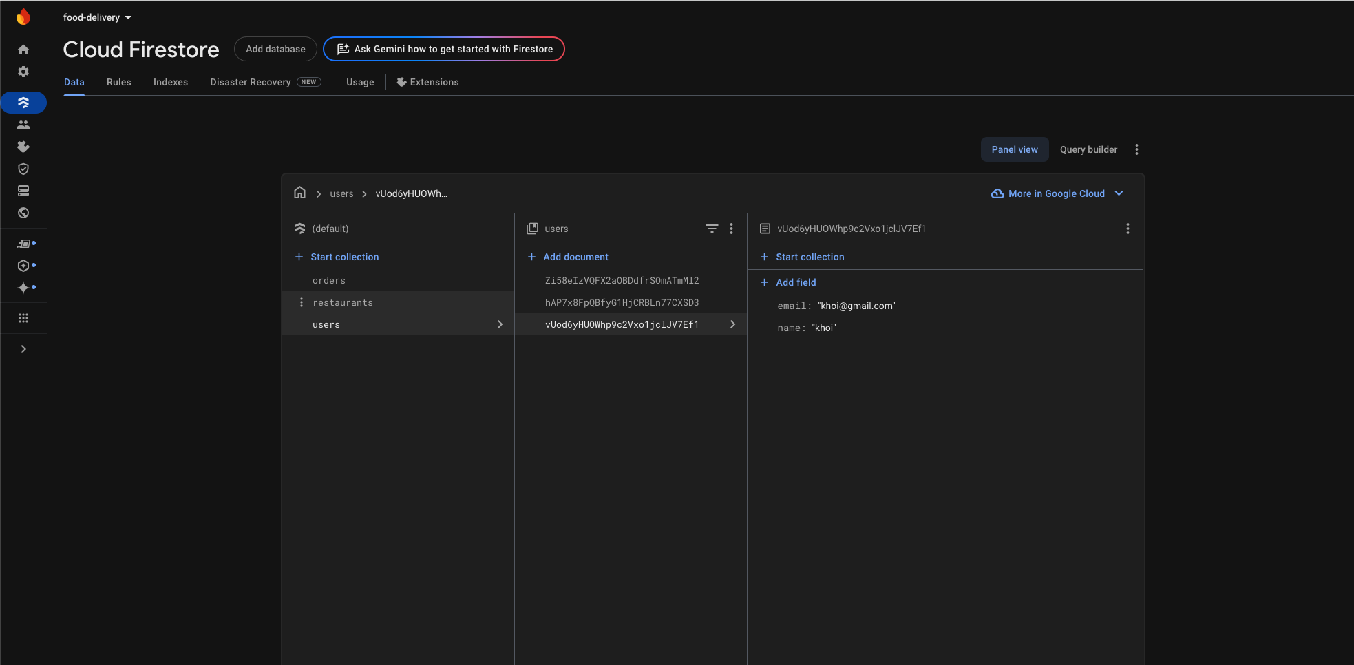 Firebase Firestore