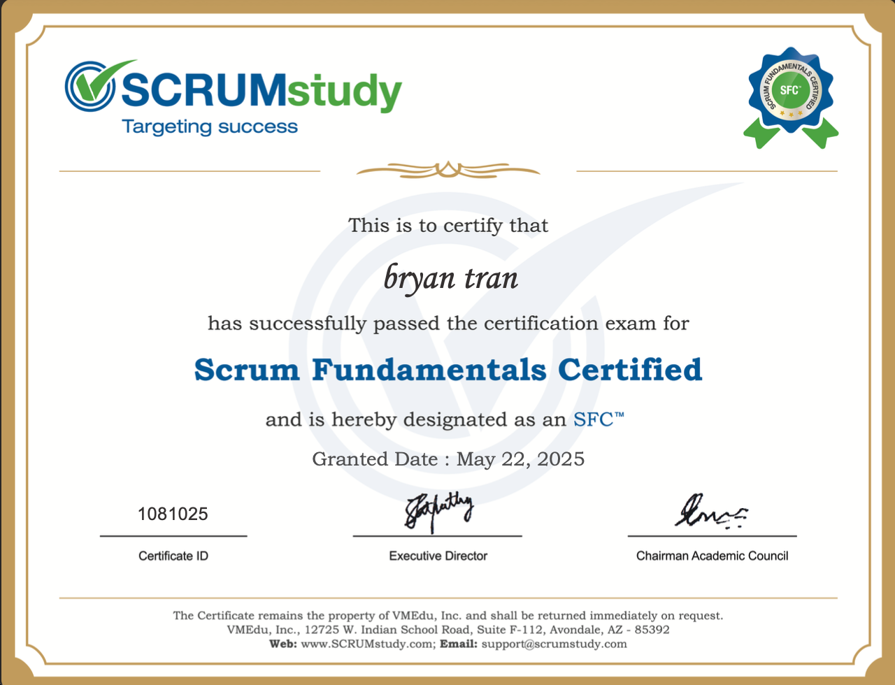 Scrum Fundamentals